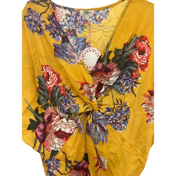 Umgee Floral Reversible Blouse - Picture 3 of 4